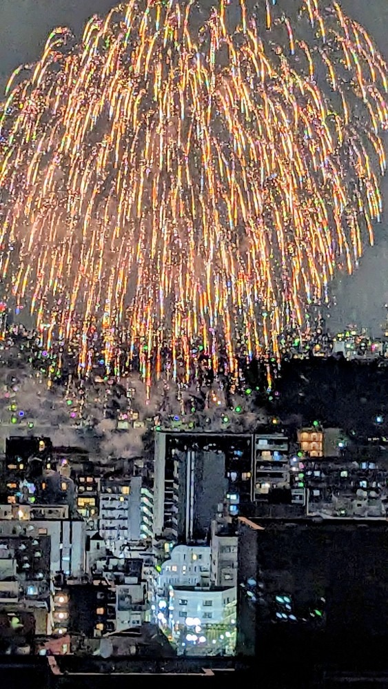 October Fireworks @ Maruko Bridge, Tamagawa River, Kanagawa & Tokyo, Japan